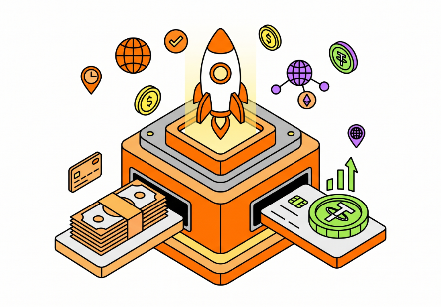Illustration of global payments launching through Tsara